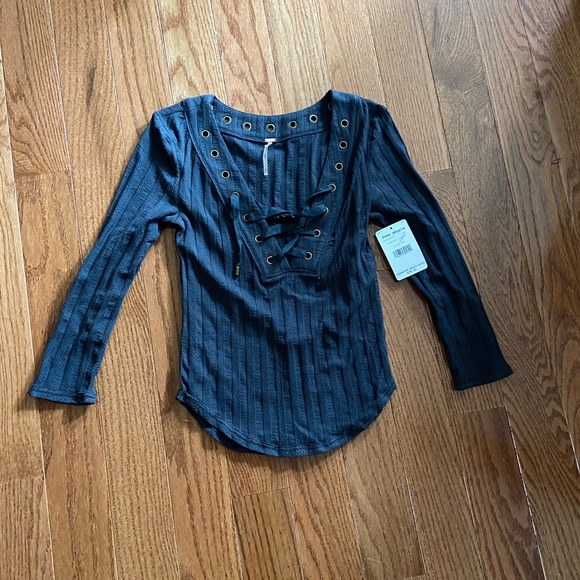 Free People Sweaters - Free People Lace Up Sweater